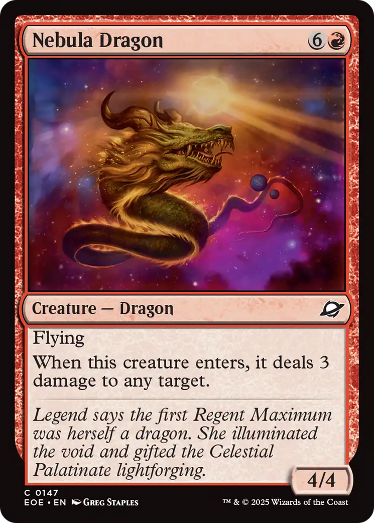 Nebula Dragon [Edge of Eternities] | Magic Magpie