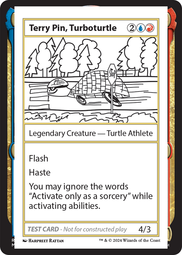 Terry Pin, Turboturtle [Mystery Booster 2 Playtest Cards] | Magic Magpie