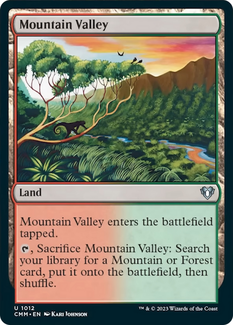 Mountain Valley [Commander Masters] | Magic Magpie