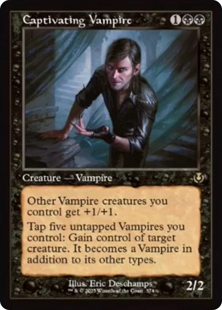 Captivating Vampire (Retro Frame) [Innistrad Remastered] | Magic Magpie