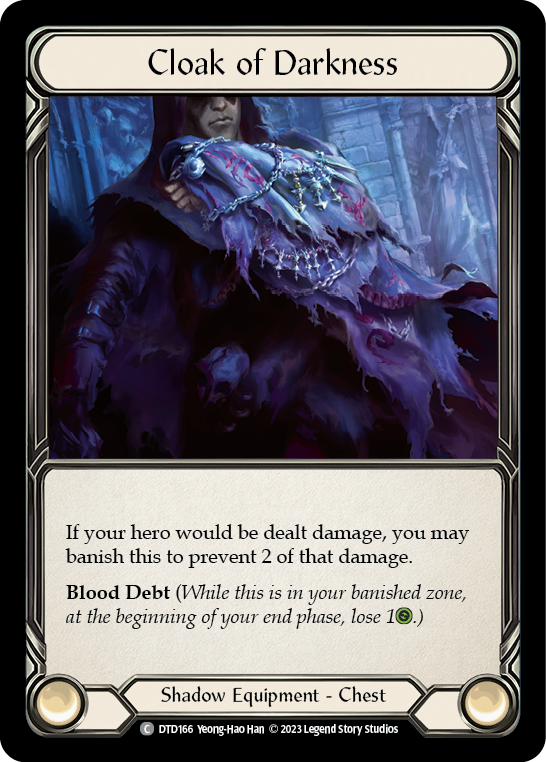 Cloak of Darkness [DTD166] (Dusk Till Dawn)  Cold Foil | Magic Magpie