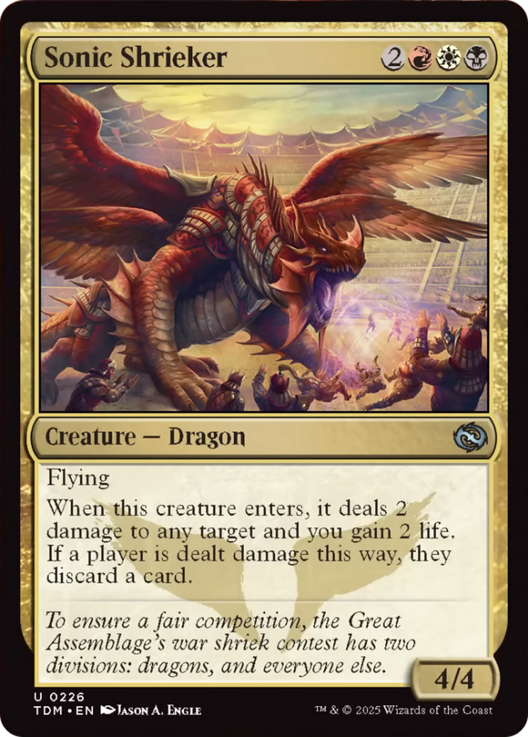 Sonic Shrieker [Tarkir: Dragonstorm] | Magic Magpie