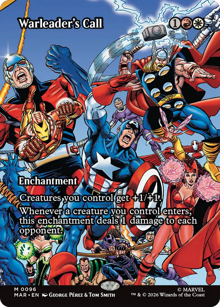 Warleader's Call (Borderless) [Marvel Universe: Eternal-Legal] | Magic Magpie