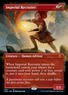 Imperial Recruiter (Borderless Alternate Art) [Modern Horizons 2] | Magic Magpie