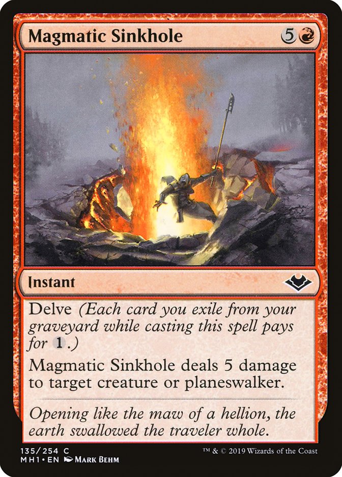 Magmatic Sinkhole [Modern Horizons] | Magic Magpie