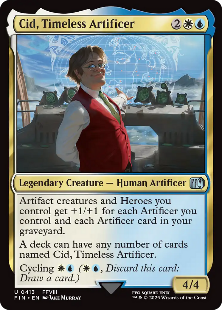 Cid, Timeless Artificer (0413) [FINAL FANTASY] | Magic Magpie