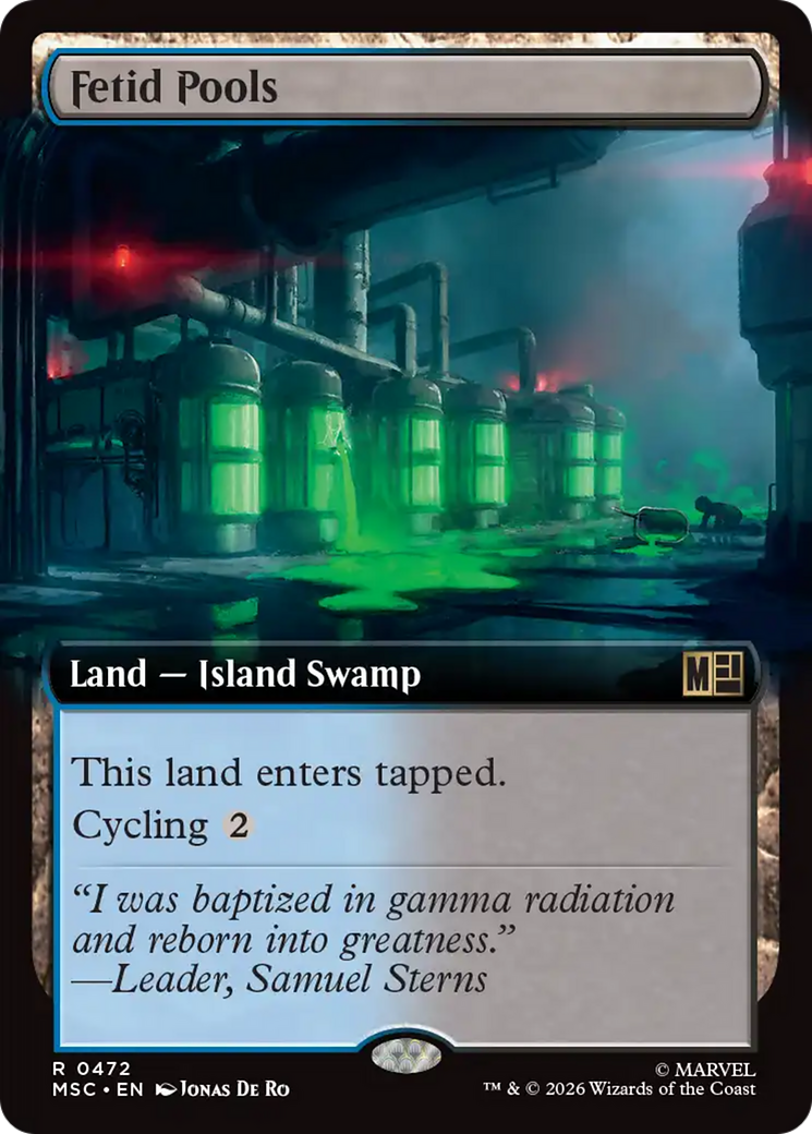 Fetid Pools (Extended Art) [Marvel Super Heroes Commander] | Magic Magpie