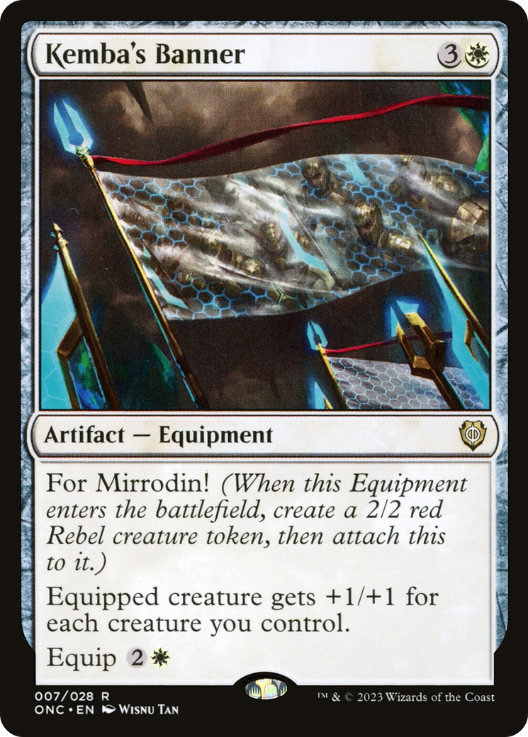 Kemba's Banner [Phyrexia: All Will Be One Commander] | Magic Magpie