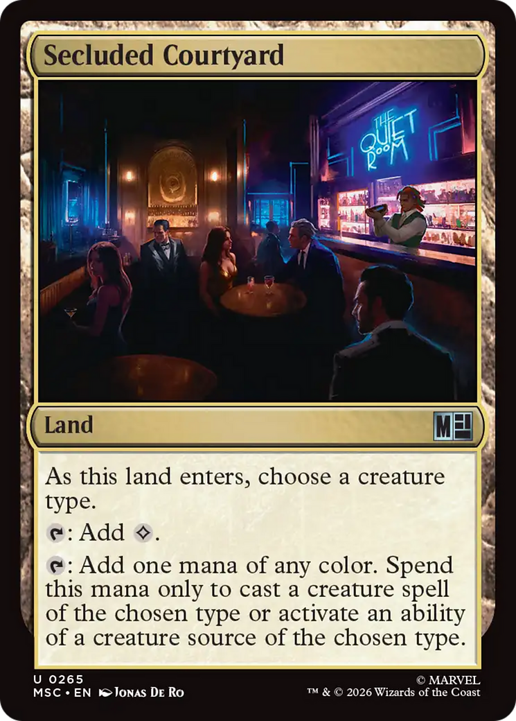 Secluded Courtyard [Marvel Super Heroes Commander] | Magic Magpie