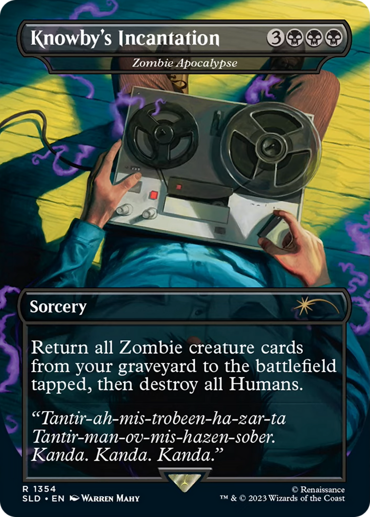 Knowby's Incantation - Zombie Apocalypse [Secret Lair Drop Series] | Magic Magpie