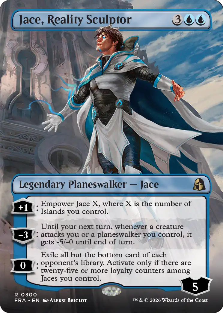 Jace, Reality Sculptor (Borderless) [Reality Fracture] | Magic Magpie