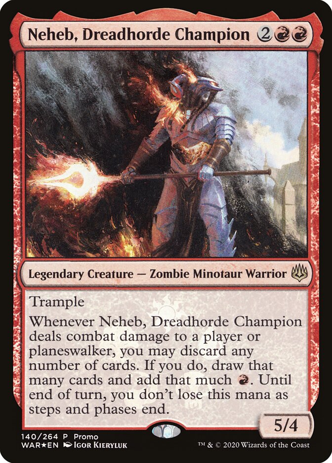 Neheb, Dreadhorde Champion [Resale Promos] | Magic Magpie