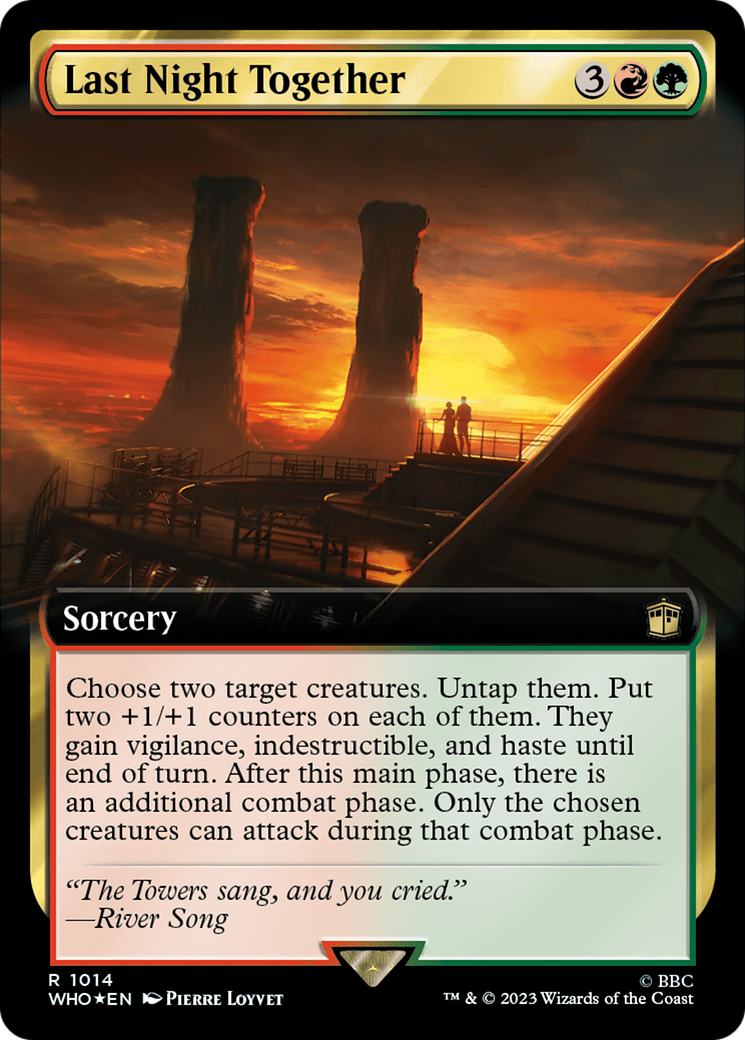 Last Night Together (Extended Art) (Surge Foil) [Doctor Who] | Magic Magpie