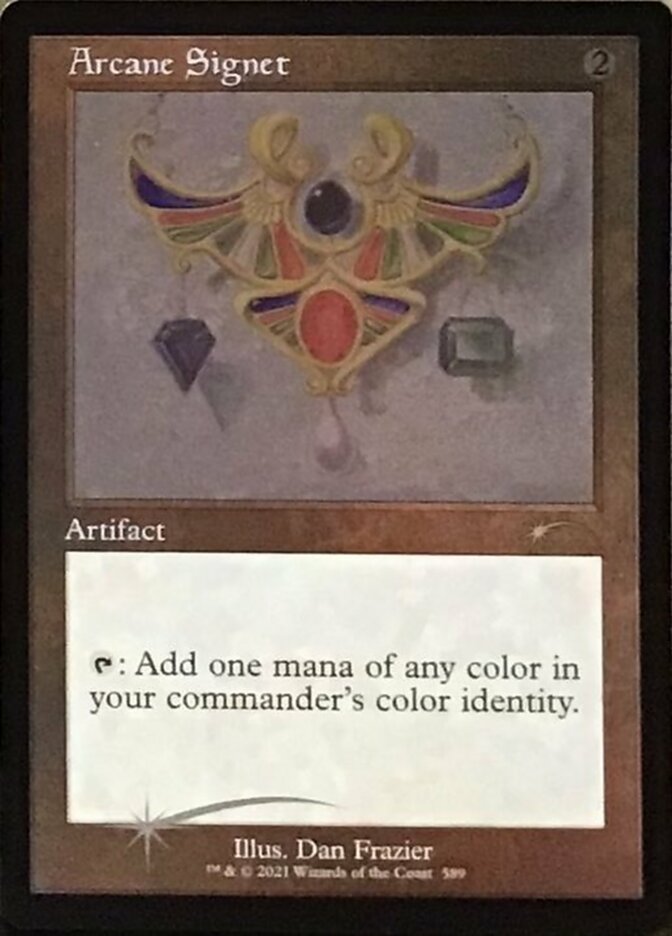 Arcane Signet (Retro) (Foil Etched) [Secret Lair Drop Promos] | Magic Magpie