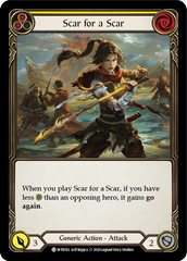 Scar for a Scar (Yellow) [U-WTR192] (Welcome to Rathe Unlimited)  Unlimited Normal | Magic Magpie