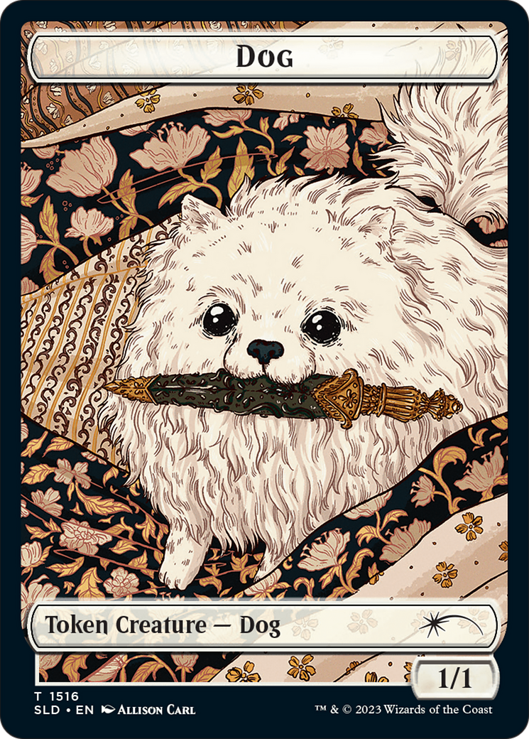Dog // Cat Double-Sided Token [Secret Lair Commander Deck: Raining Cats and Dogs Tokens] | Magic Magpie