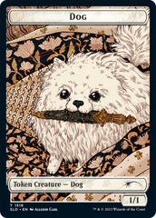 Dog // Cat Double-Sided Token [Secret Lair Commander Deck: Raining Cats and Dogs Tokens] | Magic Magpie