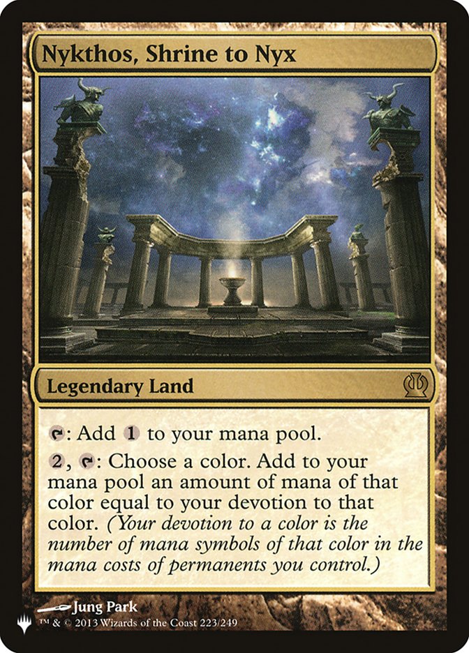 Nykthos, Shrine to Nyx [The List] | Magic Magpie