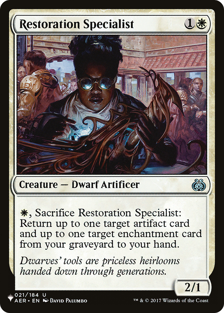 Restoration Specialist [The List Reprints] | Magic Magpie