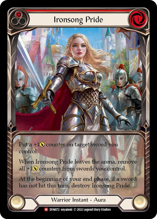 Ironsong Pride (Extended Art) [DYN072] (Dynasty)  Rainbow Foil | Magic Magpie