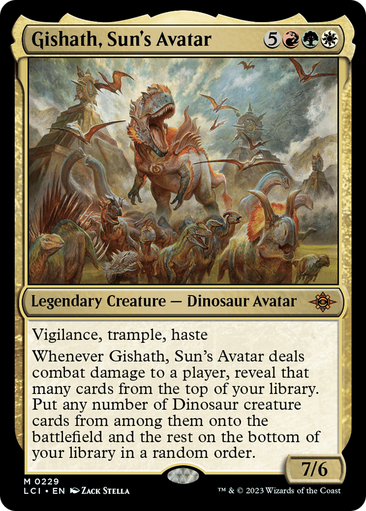 Gishath, Sun's Avatar [The Lost Caverns of Ixalan] | Magic Magpie