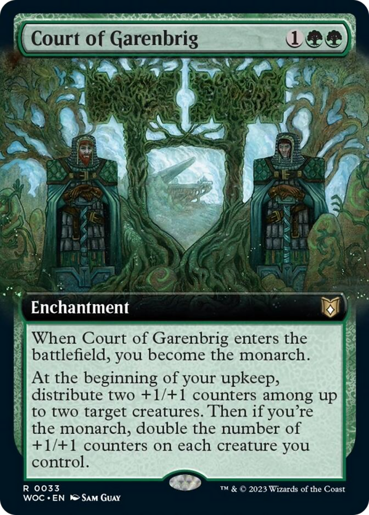 Court of Garenbrig (Extended Art) [Wilds of Eldraine Commander] | Magic Magpie