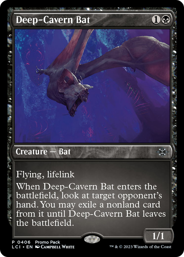 Deep-Cavern Bat [The Lost Caverns of Ixalan Promos] | Magic Magpie