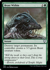 Beast Within [Phyrexia: All Will Be One Commander] | Magic Magpie