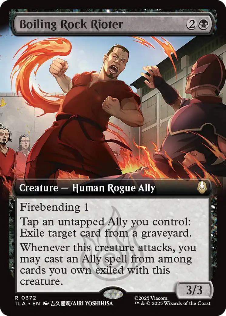 Boiling Rock Rioter (Extended Art) [Avatar: The Last Airbender] | Magic Magpie