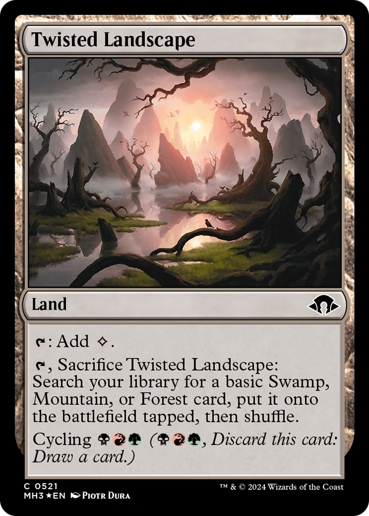 Twisted Landscape (Ripple Foil) [Modern Horizons 3] | Magic Magpie