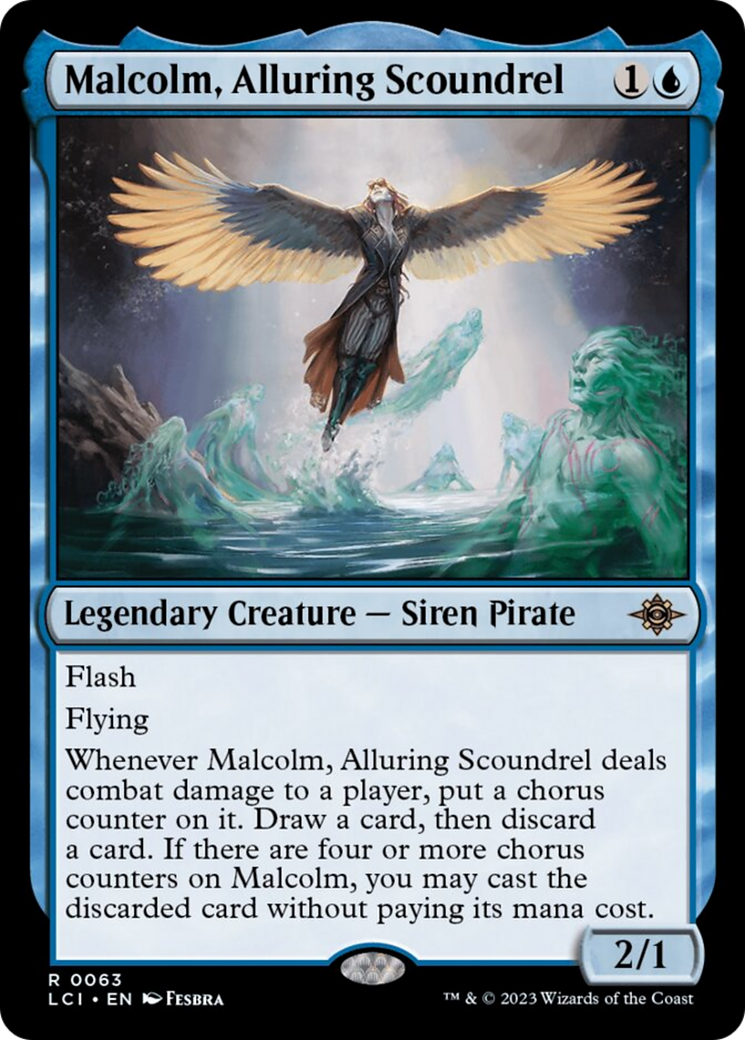 Malcolm, Alluring Scoundrel [The Lost Caverns of Ixalan] | Magic Magpie