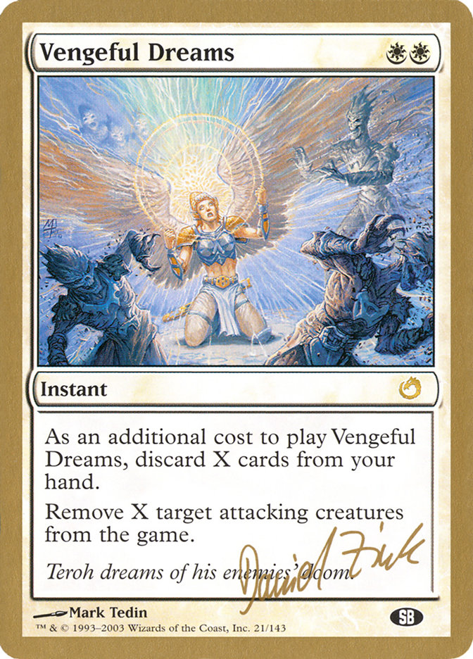 Vengeful Dreams (Daniel Zink) (SB) [World Championship Decks 2003] | Magic Magpie