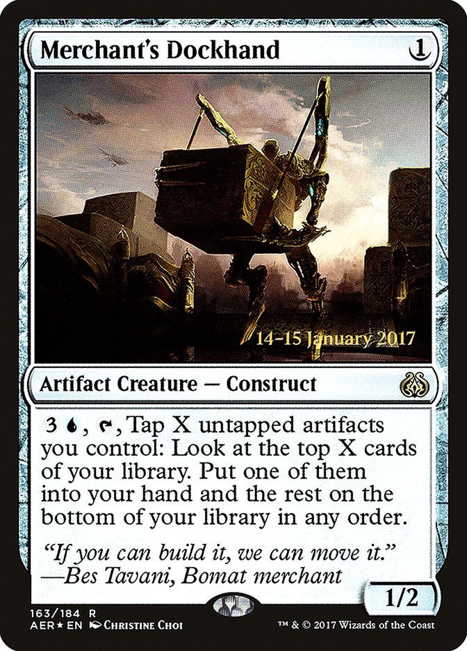 Merchant's Dockhand [Aether Revolt Prerelease Promos] | Magic Magpie