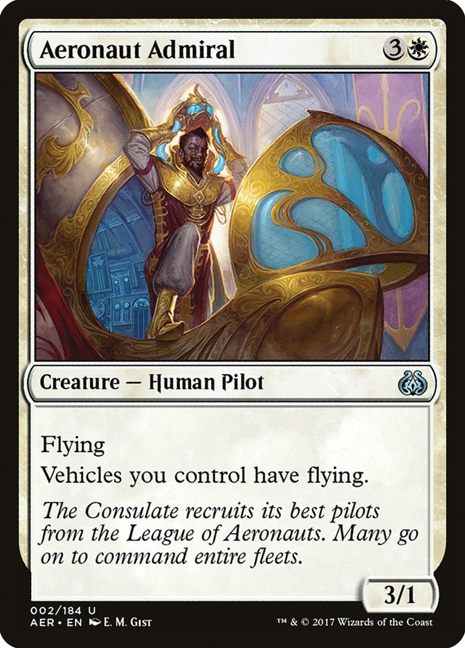 Aeronaut Admiral [Aether Revolt] | Magic Magpie
