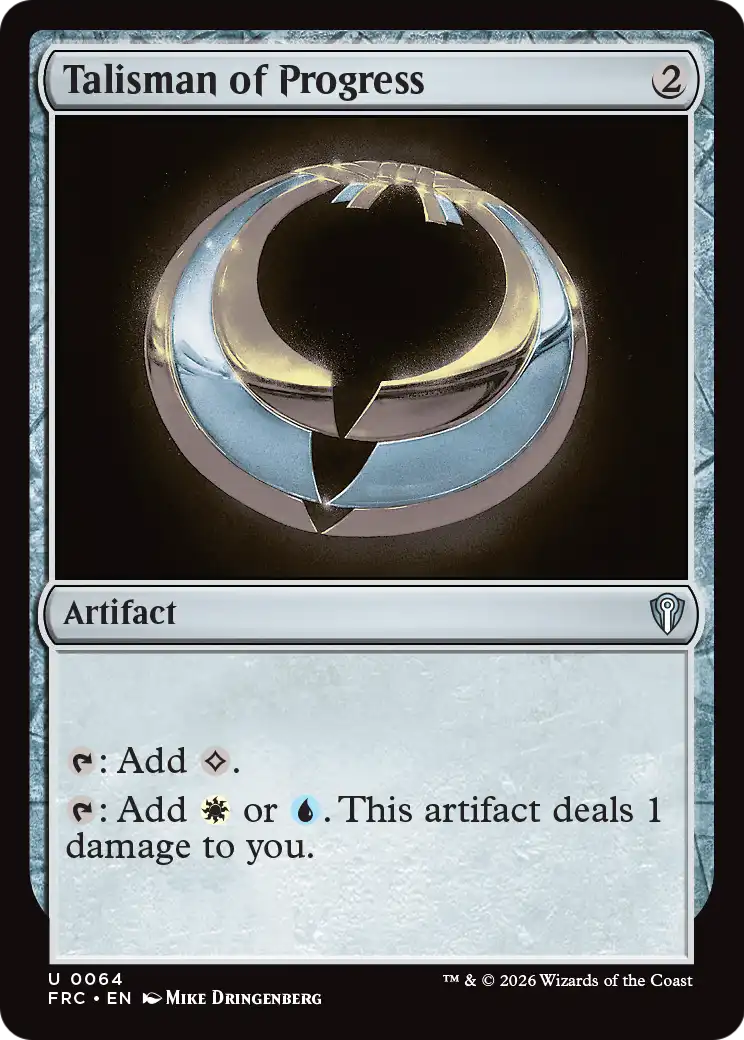 Talisman of Progress [Reality Fracture Commander] | Magic Magpie