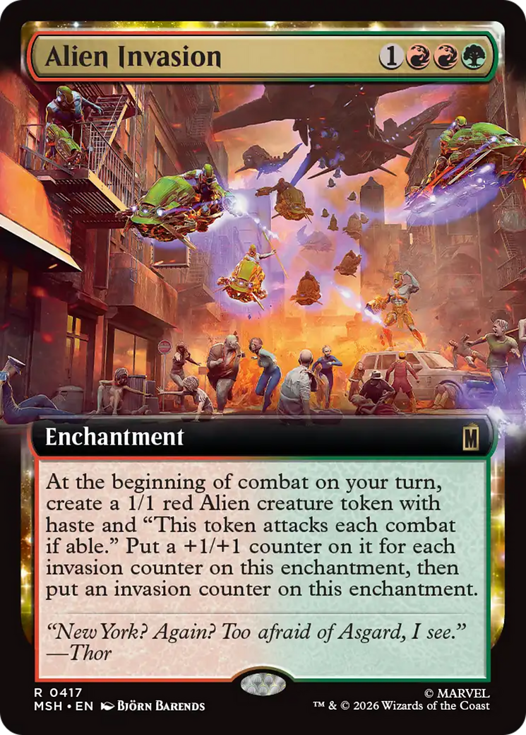 Alien Invasion (Extended Art) [Marvel Super Heroes] | Magic Magpie