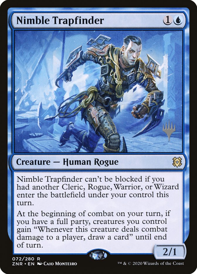 Nimble Trapfinder (Promo Pack) [Zendikar Rising Promos] | Magic Magpie