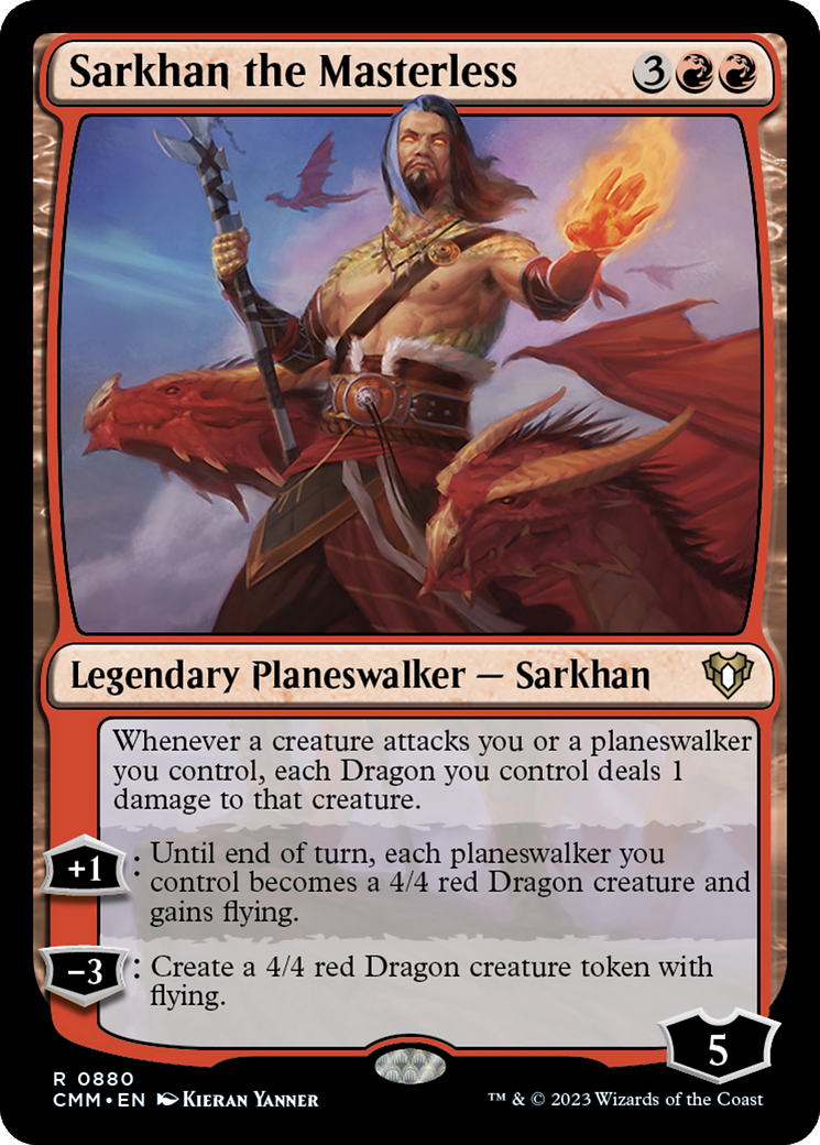 Sarkhan the Masterless [Commander Masters] | Magic Magpie