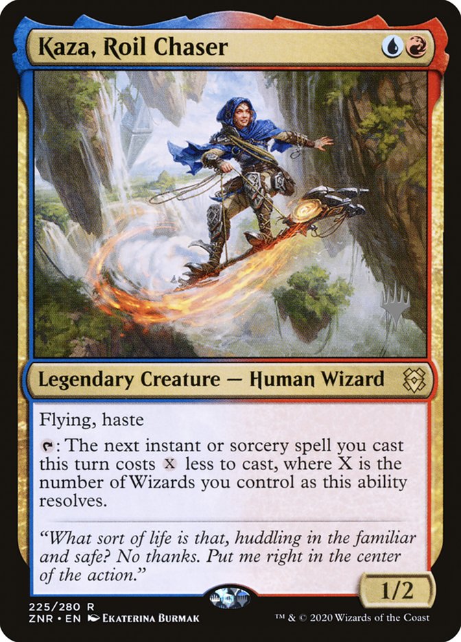 Kaza, Roil Chaser (Promo Pack) [Zendikar Rising Promos] | Magic Magpie