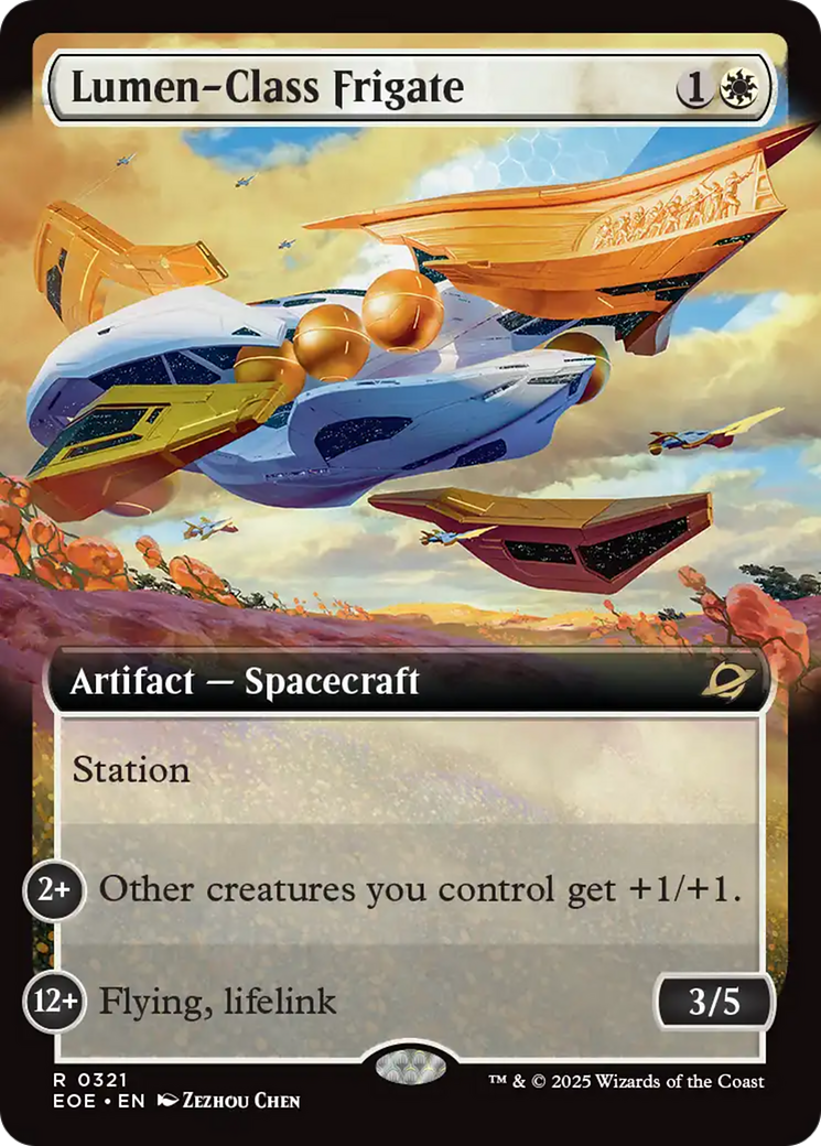 Lumen-Class Frigate (Extended Art) [Edge of Eternities] | Magic Magpie