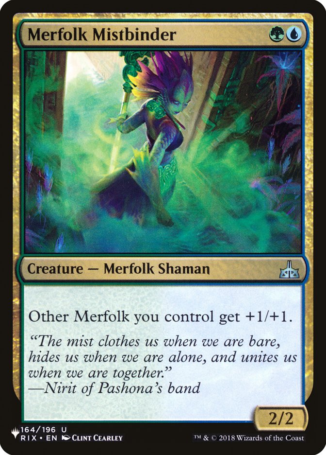 Merfolk Mistbinder [The List] | Magic Magpie