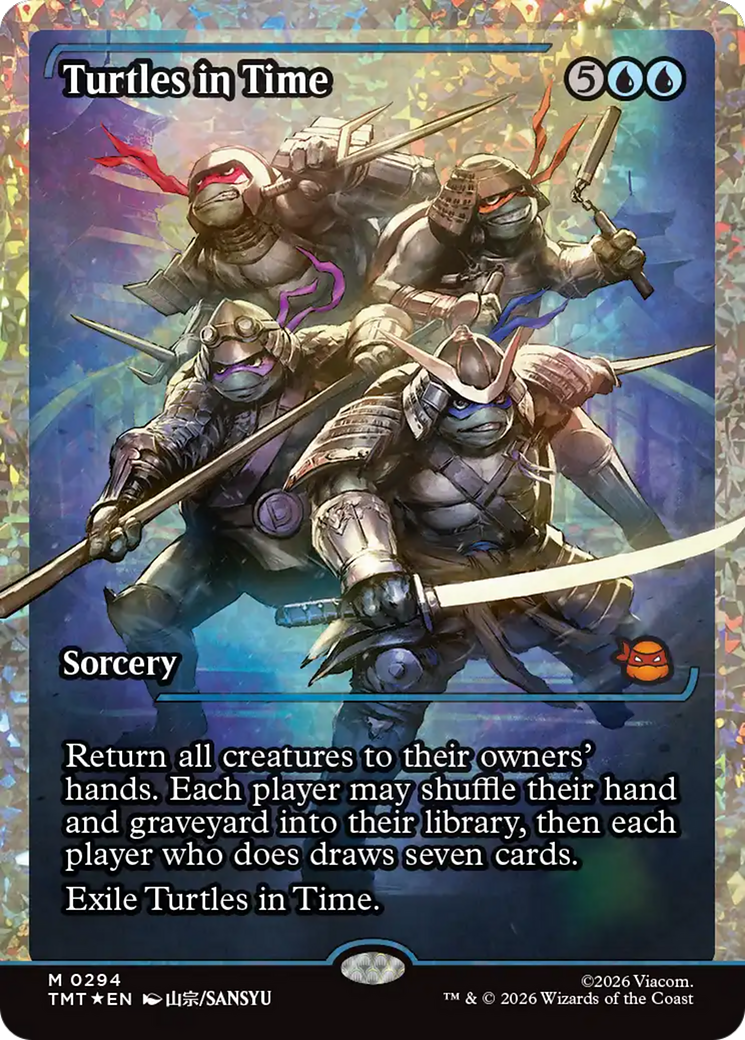 Turtles in Time (Showcase) (Fracture Foil) [Teenage Mutant Ninja Turtles] | Magic Magpie