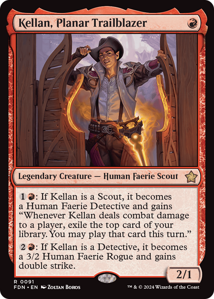 Kellan, Planar Trailblazer [Foundations] | Magic Magpie