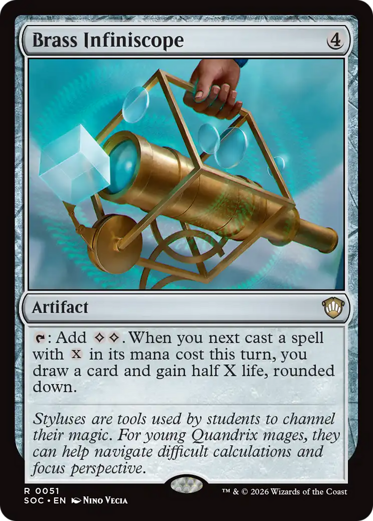 Brass Infiniscope [Secrets of Strixhaven Commander] | Magic Magpie