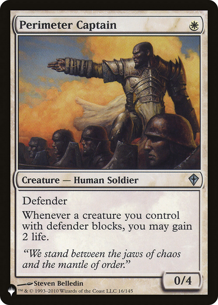 Perimeter Captain [The List] | Magic Magpie