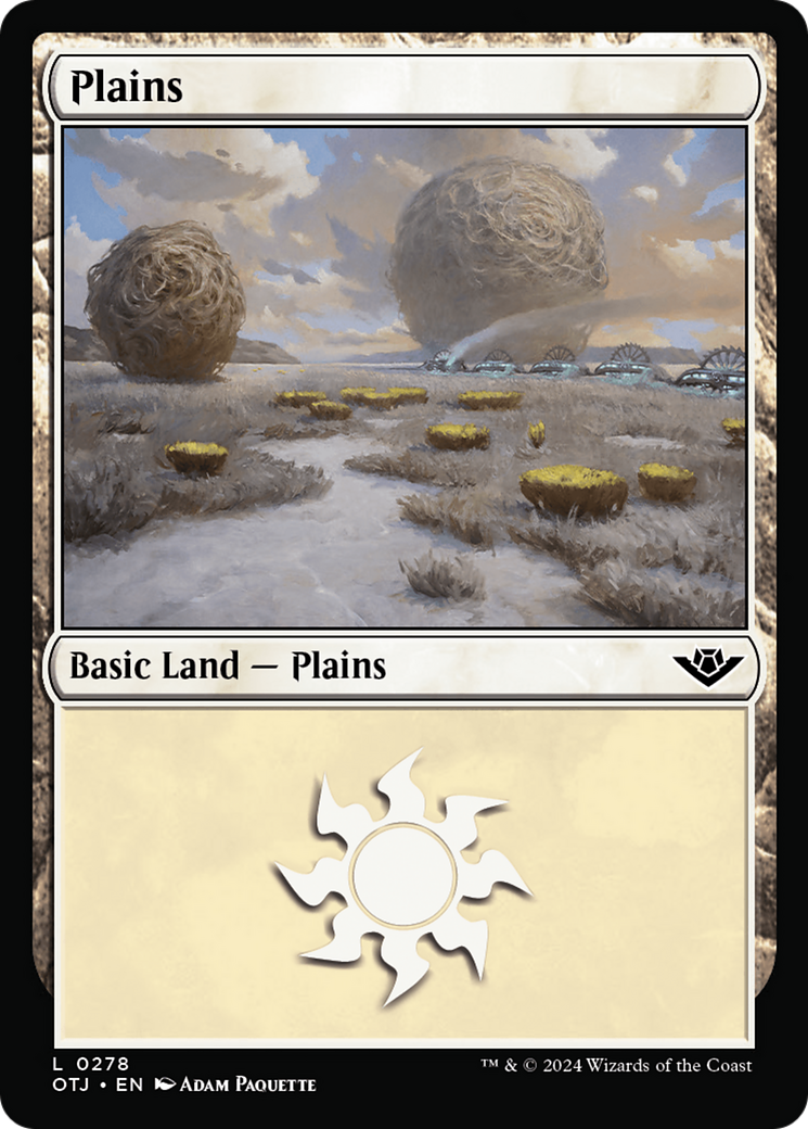 Plains (0278) [Outlaws of Thunder Junction] | Magic Magpie