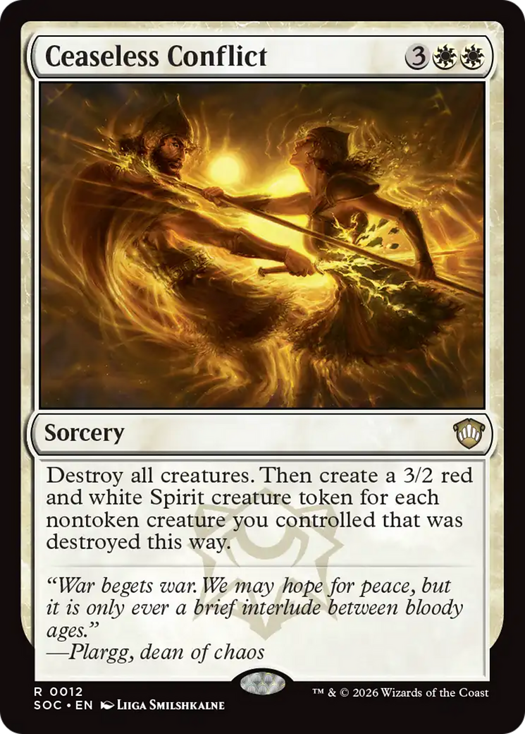 Ceaseless Conflict [Secrets of Strixhaven Commander] | Magic Magpie