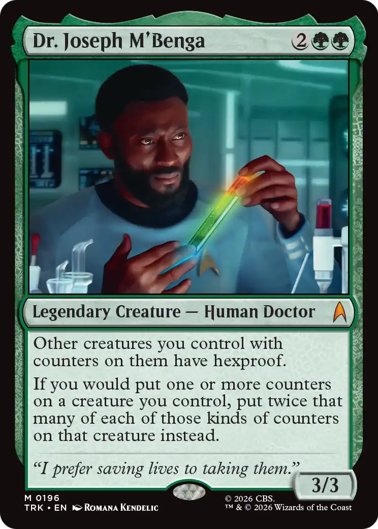 Dr. Joseph M'Benga [Star Trek] | Magic Magpie