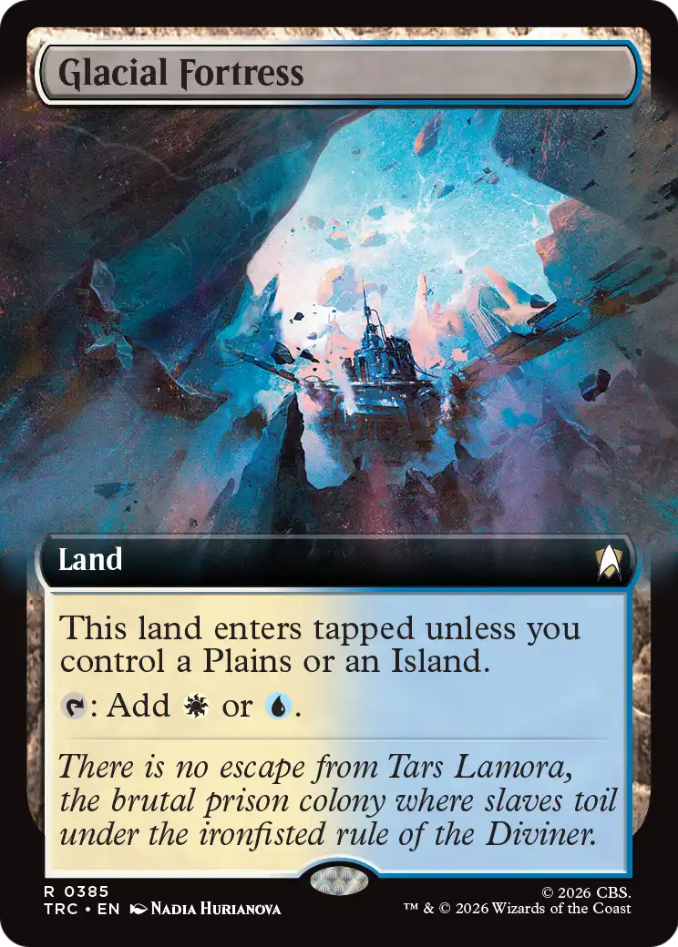 Glacial Fortress (Extended Art) [Star Trek Commander] | Magic Magpie