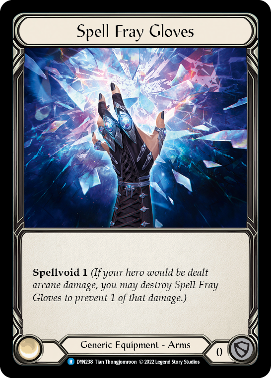 Spell Fray Gloves [DYN238] (Dynasty)  Cold Foil | Magic Magpie